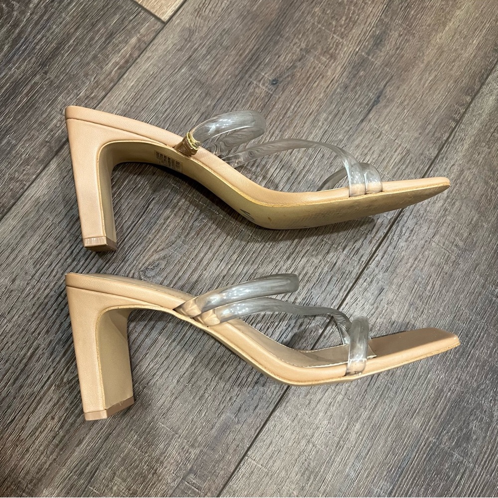 Bcbgeneration Clear Strap Block Heels - image 3